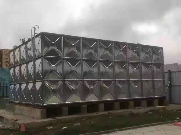 漯河某企業鍍鋅板生活水箱項目120噸